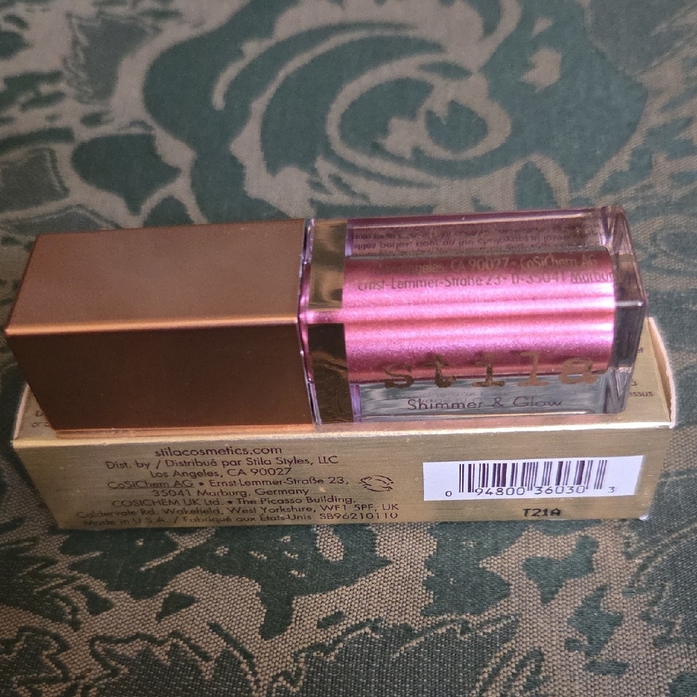 NIB Stila Shimmer & Glow Liquid Eye Shadow - Whimsical Lavendar Pink